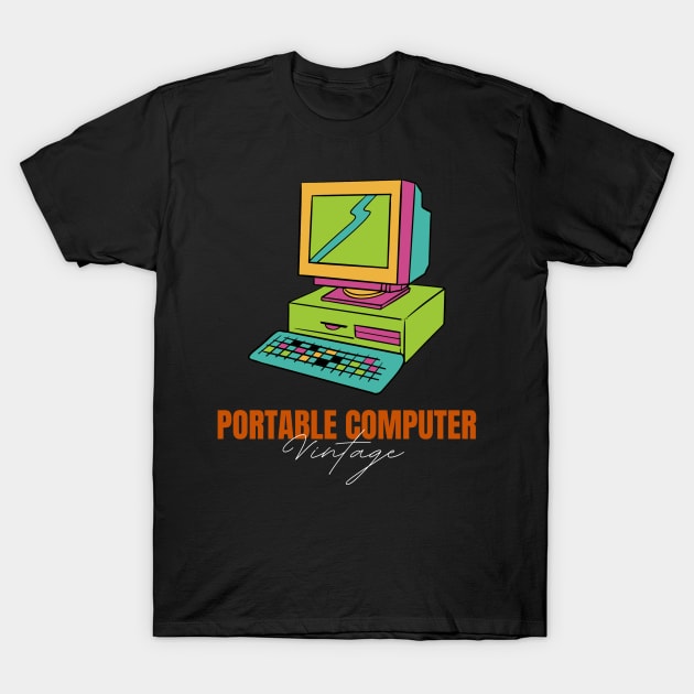 Vintage computer T-Shirt by Josh Diaz Villegas